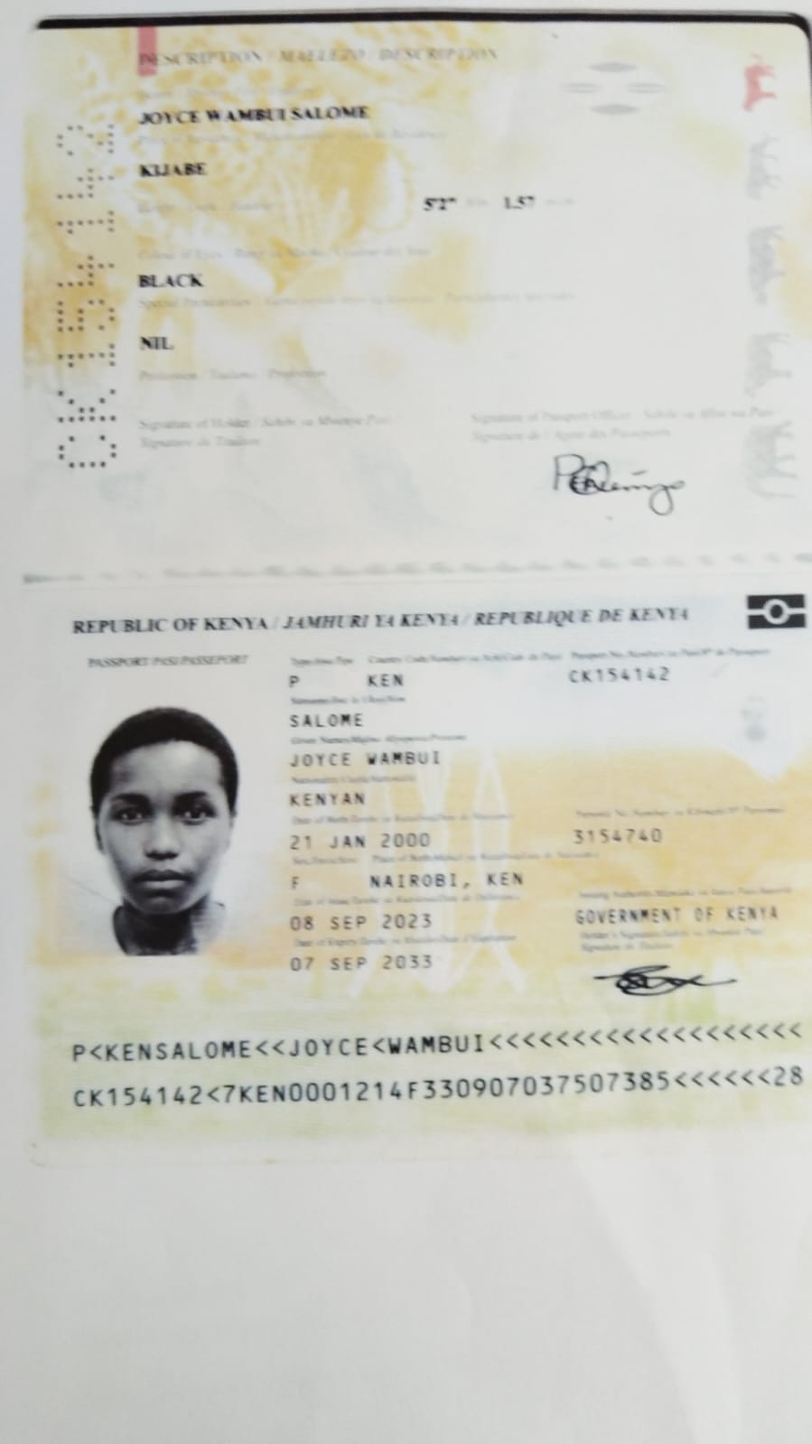 JOYCE WAMBUI SALOME